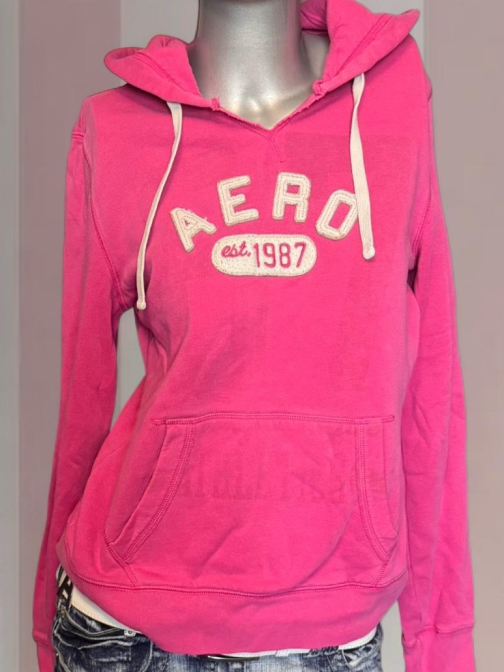 Aeropostale Vintage Y2K Pink Hoodie